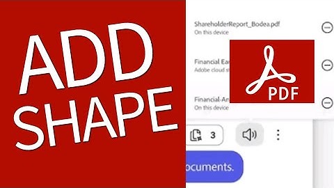 How to Add Shape in Adobe Acrobat 2025?
