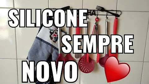 Como limpar colher de silicone?