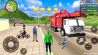 Spider Rope Hero Ninja Gangster Crime - Dumb Truck at Vegas City - Android Gameplay screenshot 4