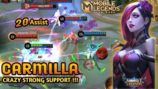 20 Assist !!! Crazy Strong Carmilla Support  - Best Build Carmilla 2023 by Carmilla Mlbb 20 views 5 months ago 10 minutes, 51 seconds