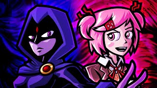 Natsuki vs. Raven - Rap Battle! - ft. JesseBoxVO & Peachumari