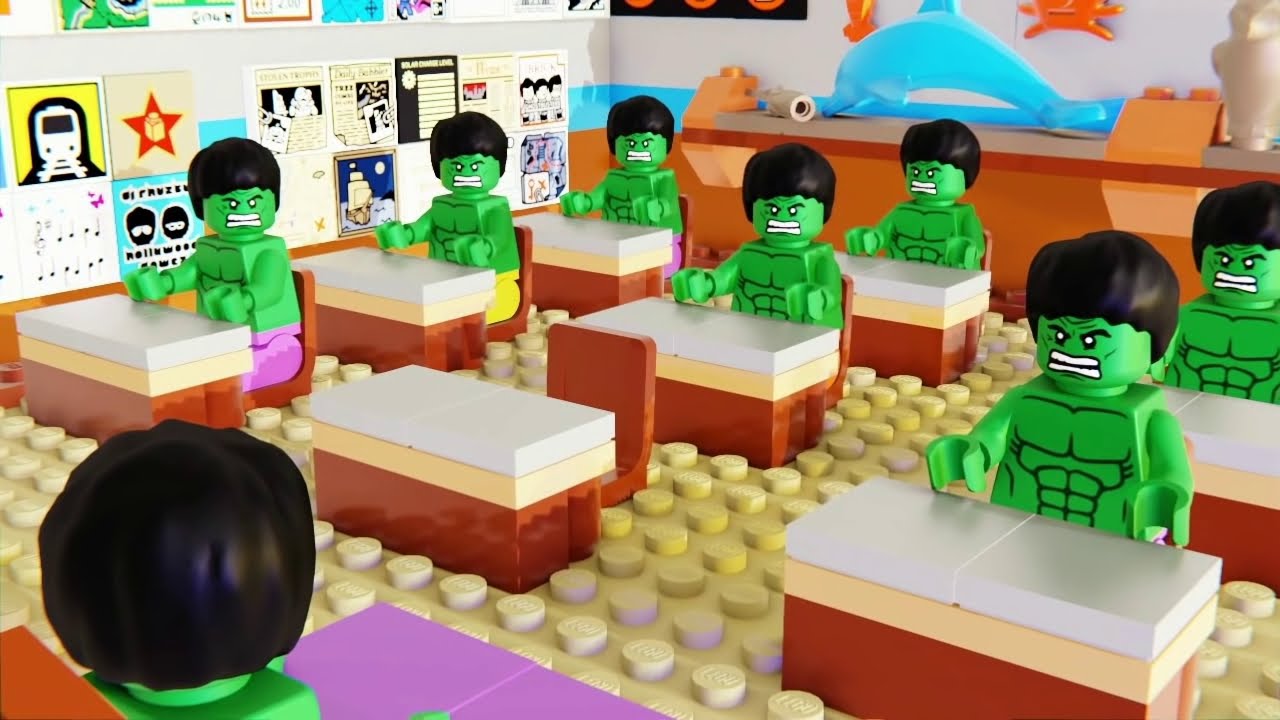 Lego Hulk School Fail - YouTube