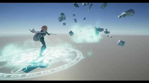 モーション×エフェクト作品　「氷の魔法」