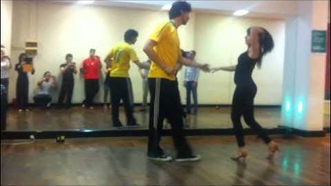 Advanced Salsa Move #47 - The "Oh god get it off me!"