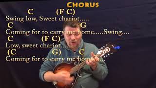 Swing Low, Sweet Chariot (Spiritual) Mandolin Cover Lesson in C with Chords/Lyrics