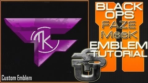 Faze Meek Logo : Call of Duty Black Ops 2 Emblem Tutorial