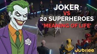 Joker Vs 20 Superheroes Debate - Jubilee Parody