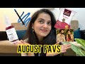 August Favs || The Ordinary AHA BHA , Best Blue Eyeliner , Movies & More