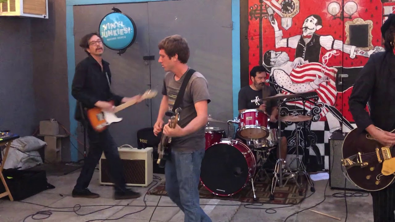 Javier Escovedo and the City Lights "Keep On Tryin'" Live at Vinyl Junkies Record Shack