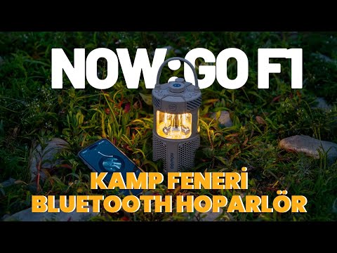 🔦🎶 NowGo F1 – 20W Bluetooth Hoparlör, Kamp Feneri ve Powerbank Bir Arada!