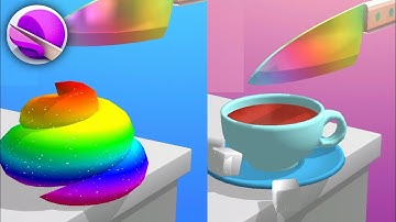 ASMR Slicing - All Levels GamePlay Android, iOS - PART 3 MarsGaming