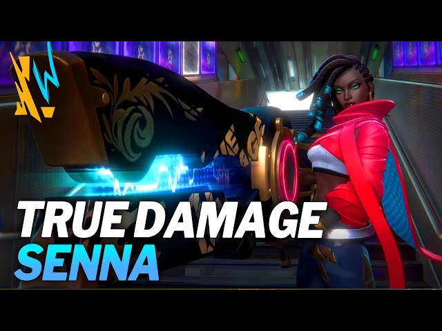 True Damage Senna ( Skin Spotlight ) Wild Rift 