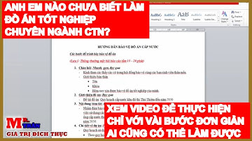 🔴 Nhatover|Hướng dẫn bảo vệ đồ án tốt nghiệp CTN|Đồ án chuyên ngành CTN