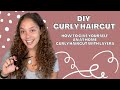 DIY CURLY HAIRCUT | At Home Haircut for Curly Hair