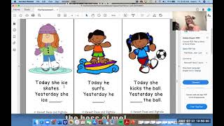 'Past Tense Regular Verbs Flashcards with Miss Trudy"
