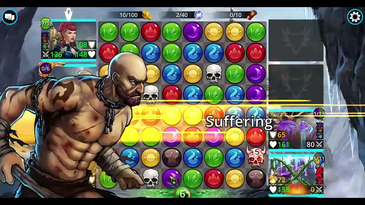 [Gems of War] [The Wild Queen + The Maraji Queen] Explore12 Teams YouTube