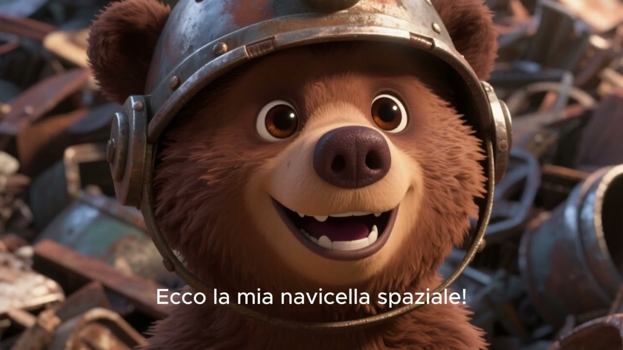 Racconti per bambini   L'orso che sognava di fare l'astronauta