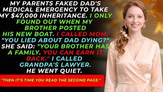 Information My Parents Faked Dad's Emergency To Take My Inheritance — The Lawyer Told Me To Read Page Two Guide