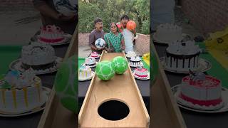 Best football ⚽️ roll win cake 🎂 funny challenge ✅ #shorts #game