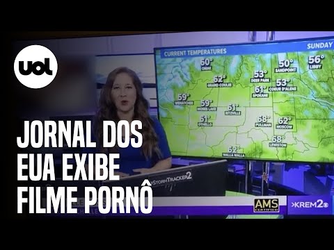 Filme pornô é exibido durante jornal e apresentadoras não percebem