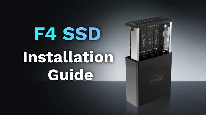 How to Install a Hard Drive - for TerraMaster F4 SSD