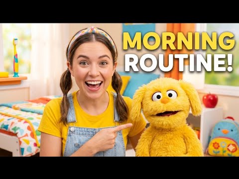 Morning Routine for Kids🌞 | Brush, Eat & Get Ready | Miss Coco & Cece ...