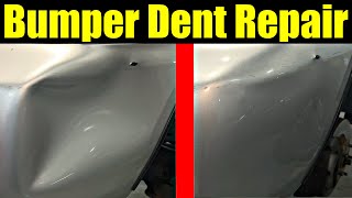 How to Fix a Dent on a Bumper Cover by Ratchets And Wrenches 24,925 views 5 months ago 8 minutes, 57 seconds
