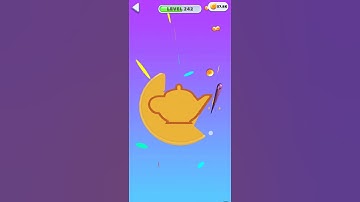 LEVEL 242 - Squid Game Dalgona Candy Cookie Challenge - Don’t Break It! 🔪🟠