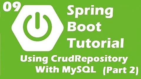 Spring Boot Using Crud Repository Part - 2 | Save Operations