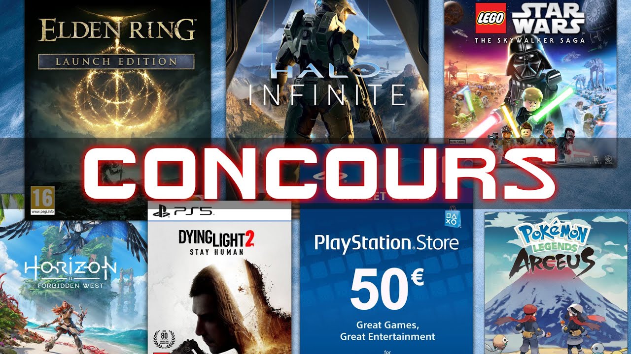 Nouveau CONCOURS gratuit pour gagner le jeu de ton choix !