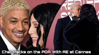 Cher Packs on the PDA With AE at Cannes