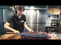 How a Beautiful Lady Chef Cut a 600 Pound Bluefin Tuna - Super Fresh Sashimi