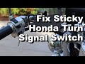 Fix Sticky Turn Signal on Honda Motorcycle