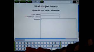 KioskBrowser Popup keyboard demonstration screenshot 5