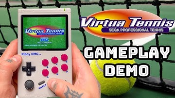 Virtua Tennis On PiBoy DMG Handheld Video Game Console - Portable Raspberry Pi - RetroPie Guy