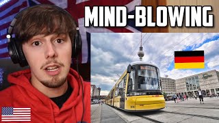 American Reacts to German Public Transport!