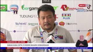 23 SEP 2022-BERITA PERDANA-SUKMA KE-20 MSN-SUKAN KANU CIPTA 13 REKOD BAHARU KEBANGSAAN