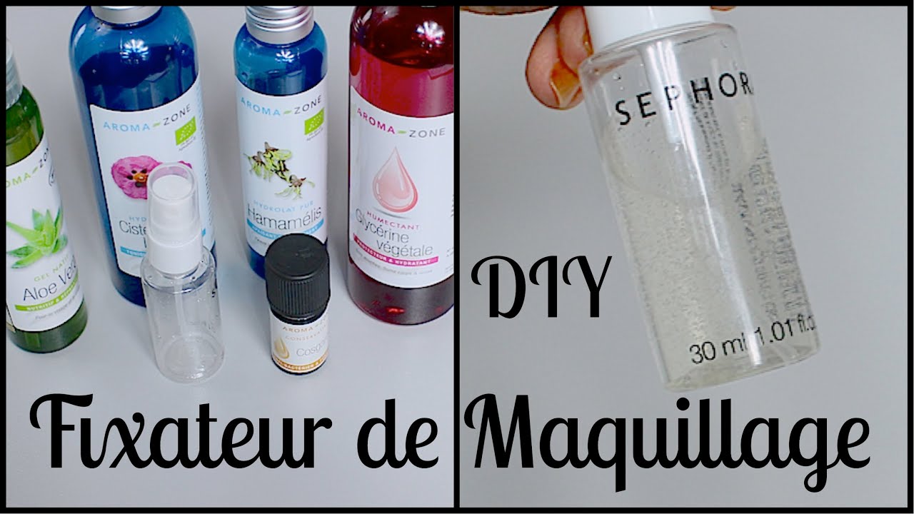 Fixateur De Maquillage Diy Youtube