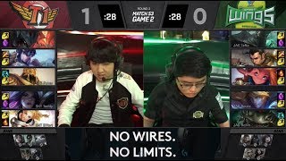 JAG vs SKT Highlights Game 2 LCK Summer 2019 Week 6 Day 2 | Jin Air Green Wings vs SK Telecom T1