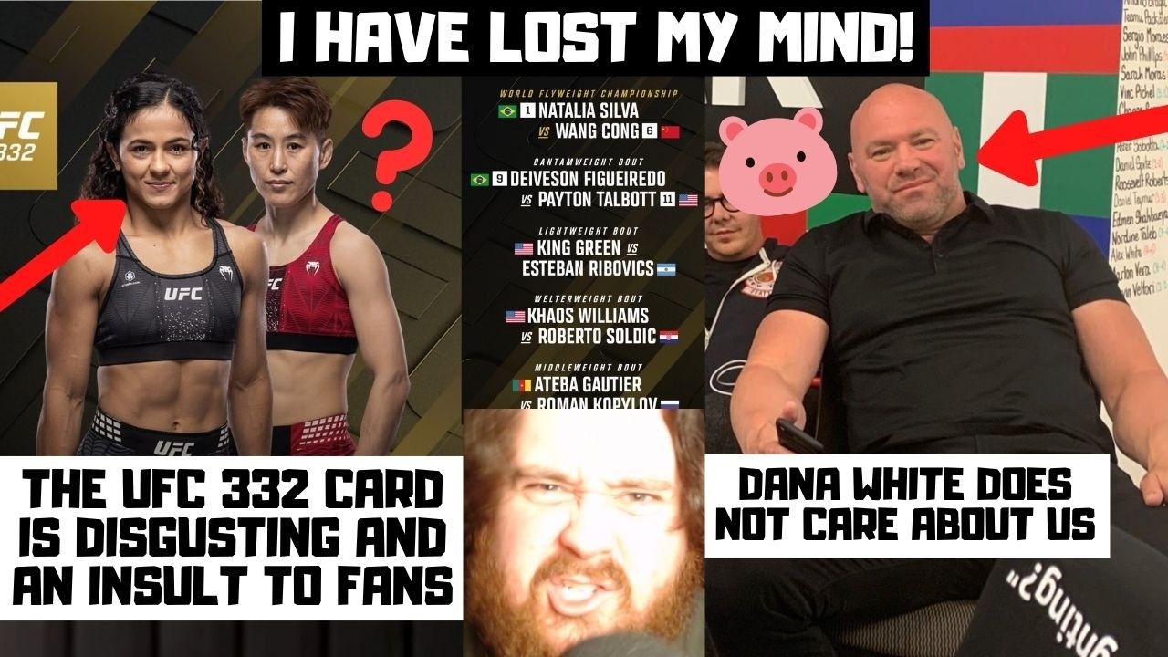 UFC 332 Is A DISGRACE Of A Card? DISGUSTING! An INSULT To UFC Fans! Silva vs Cong? My Reaction