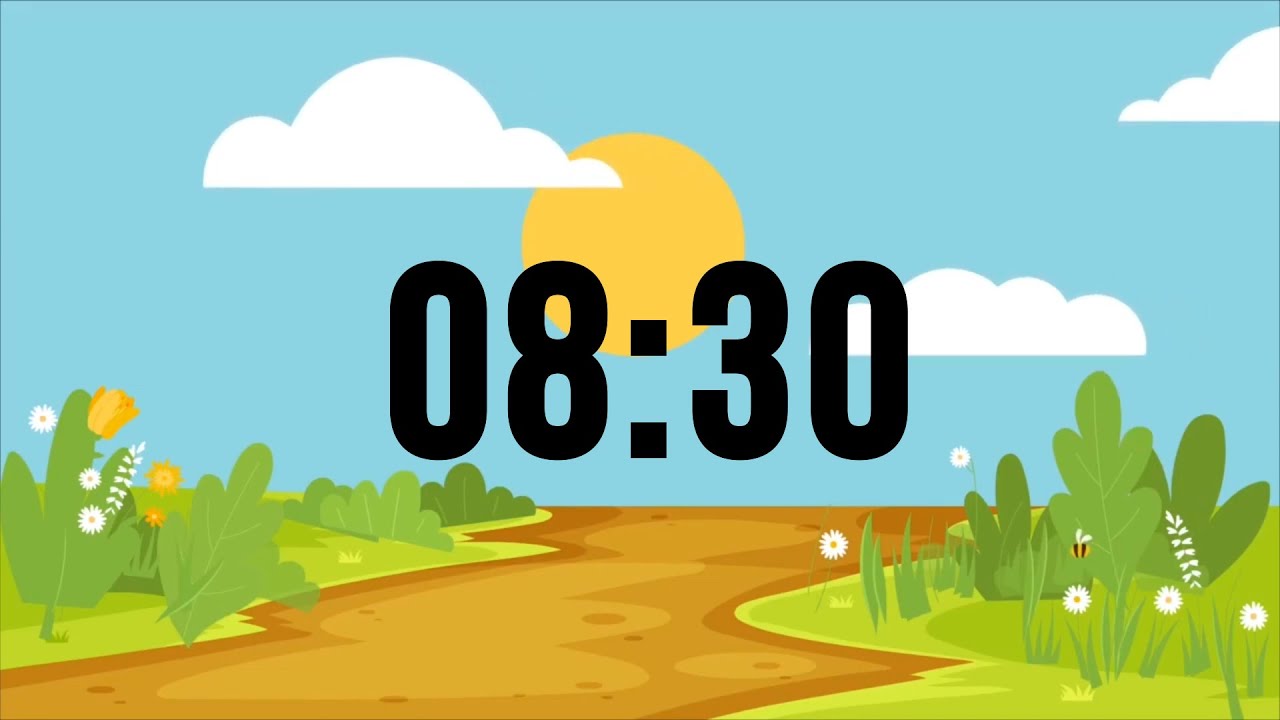 8 Minute 30 Second Countdown Timer with Music For Kids - YouTube
