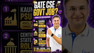Government Job Opportunities after GATE CSE! #gate2027