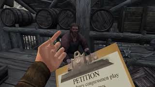 Asking Skyrim NPCs to Sign my Petition