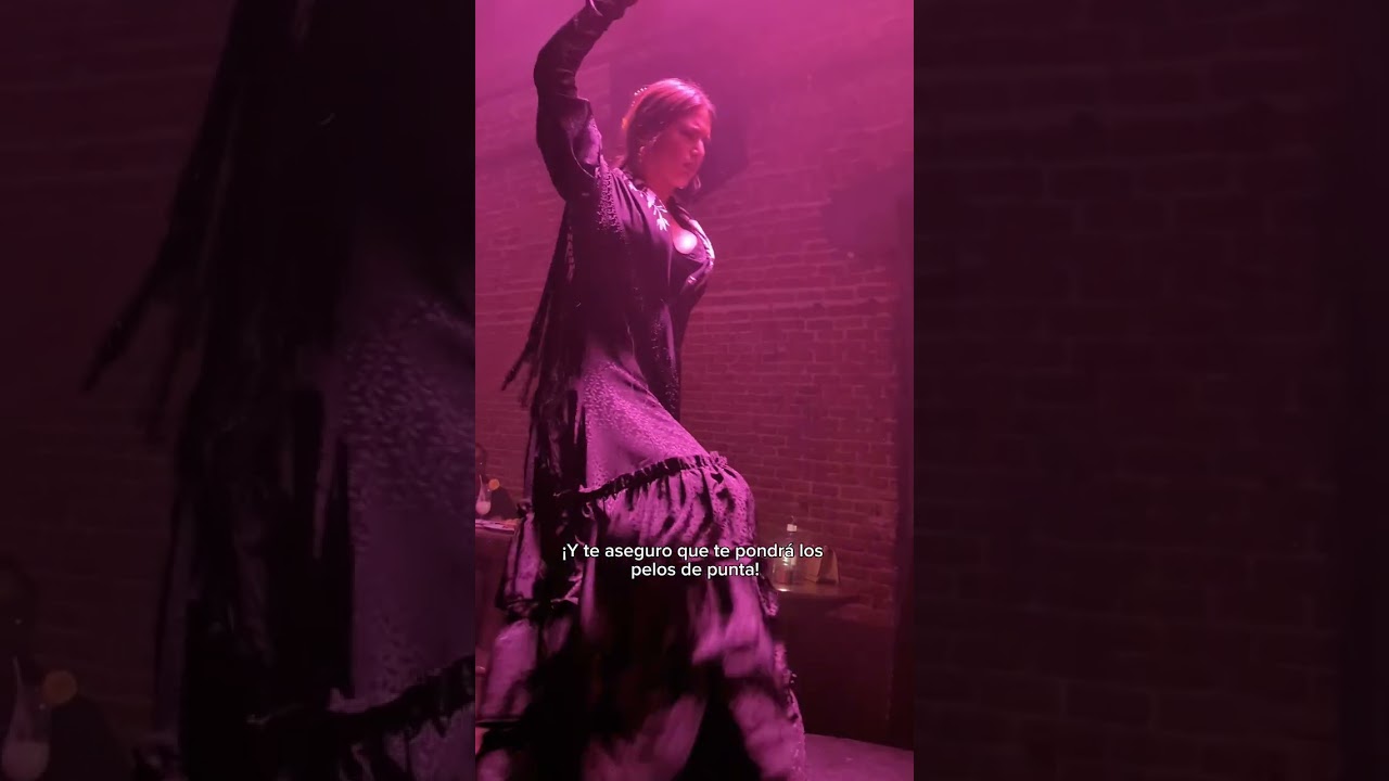 EN ESTE TABLAO FLAMENCO DE MADRID ACTÚAN A 10CM DE TI... LITERAL! 