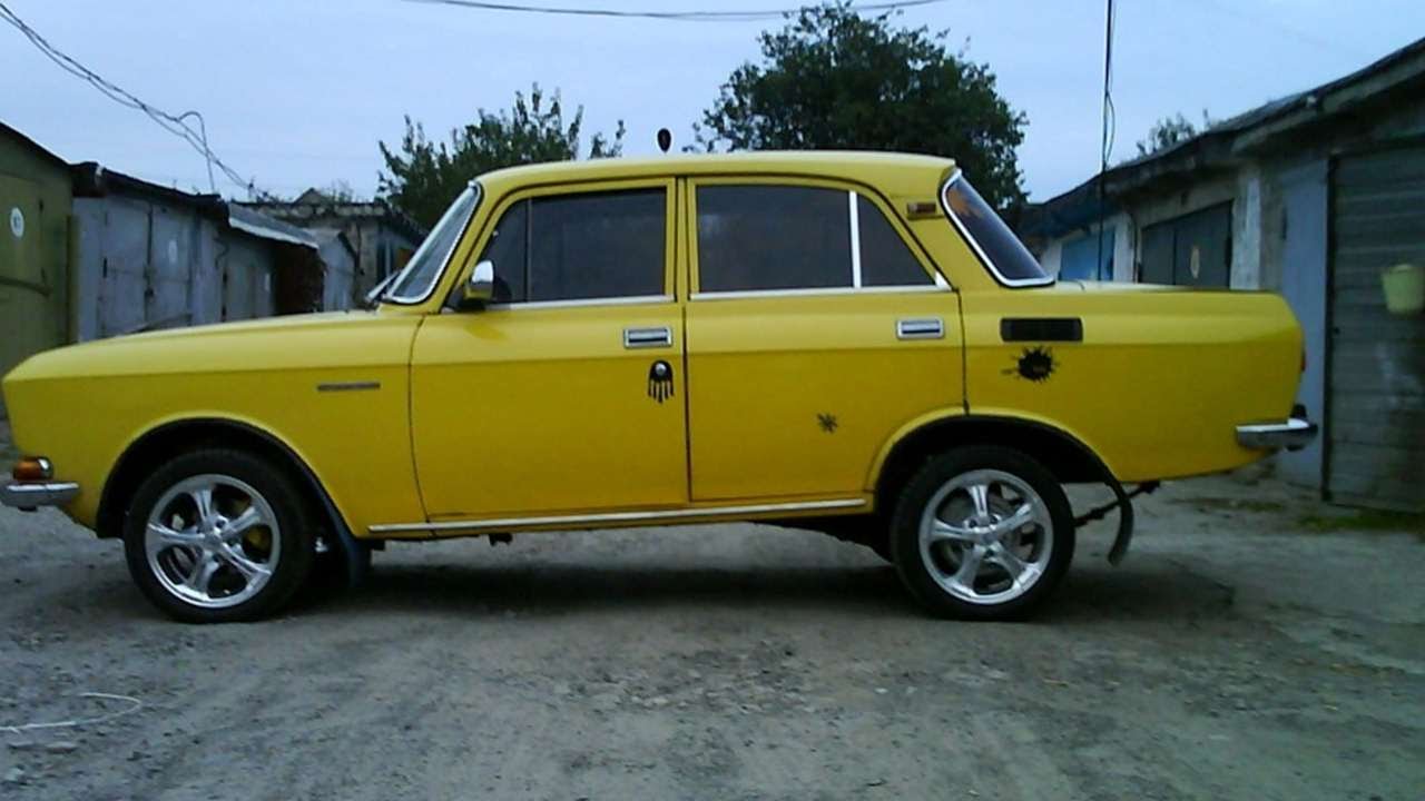 #1919. Moskvitch Titanium Wheels [RUSSIAN SUPER AUTO] zilong