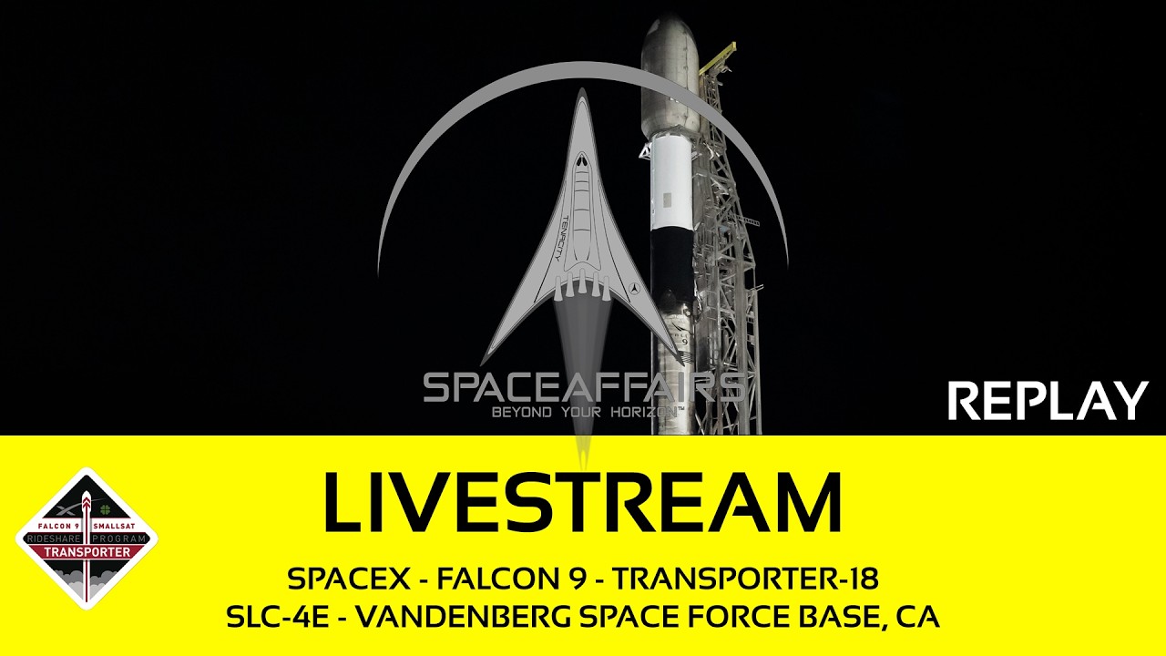 SpaceX - Falcon 9 - Transporter-18 - SLC-4E - Vandenberg SFB, CA - October 1, 2026 video thumbnail