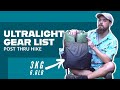 Te Araroa - 3kg Ultralight Gear