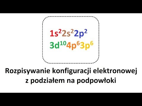 Wideo: Jak Określić Konfigurację Elektroniczną?