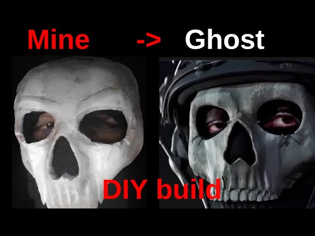 COD- Ghost Mask (paper TUTORIAL) 