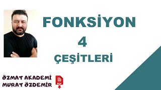 Fonksiyonlar 4 Sabit,Doğrusal, Tek Çift ,Eşit Fonksiyon,Dört Işlem,
